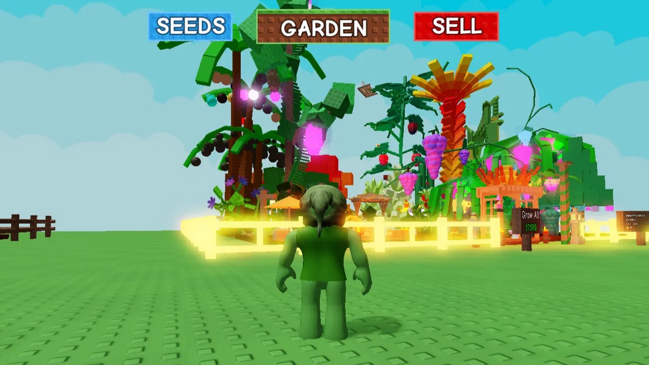Grow a Garden farming gameplay