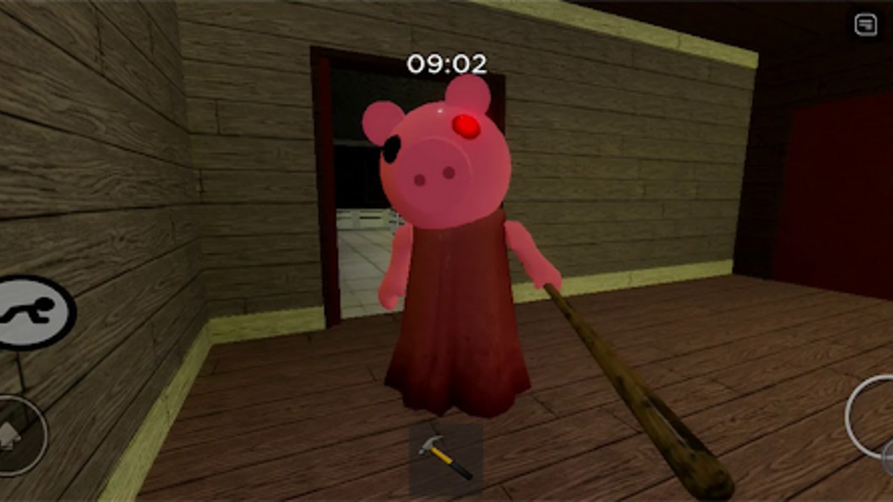 Piggy survival-horror character and environment