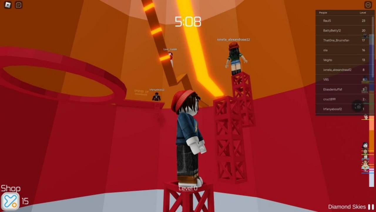Tower of Hell obstacle course gameplay